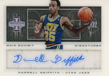 2013-14 Panini Innovation - Main Exhibit Signatures #24 Darrell Griffith Front