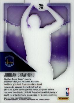 2013-14 Panini Innovation - Purple #75 Jordan Crawford Back