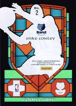 2013-14 Panini Innovation - Stained Glass #2 Mike Conley Back