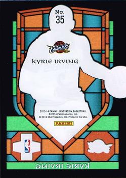 2013-14 Panini Innovation - Stained Glass #35 Kyrie Irving Back