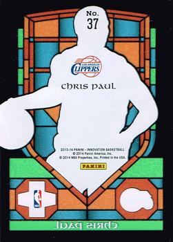 2013-14 Panini Innovation - Stained Glass #37 Chris Paul Back