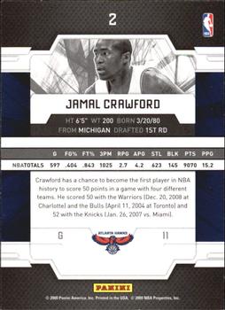 2009-10 Donruss Elite #2 Jamal Crawford Back