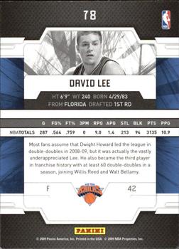 2009-10 Donruss Elite #78 David Lee Back