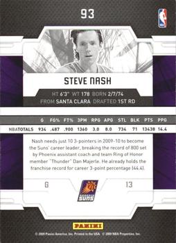 2009-10 Donruss Elite #93 Steve Nash Back