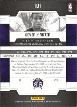 2009-10 Donruss Elite #101 Kevin Martin Back