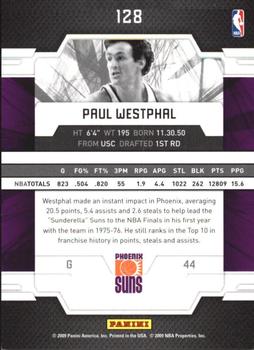 2009-10 Donruss Elite #128 Paul Westphal Back