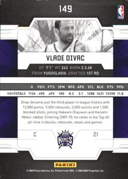 2009-10 Donruss Elite #149 Vlade Divac Back