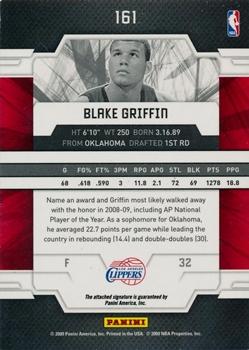 2009-10 Donruss Elite #161 Blake Griffin Back