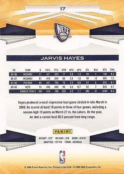 2009-10 Panini #17 Jarvis Hayes Back