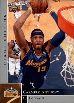 2009-10 Upper Deck First Edition #36 Carmelo Anthony Front