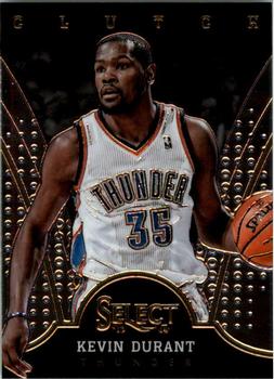 2013-14 Panini Select - Clutch #7 Kevin Durant Front