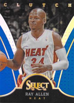 2013-14 Panini Select - Clutch Prizms Blue #2 Ray Allen Front