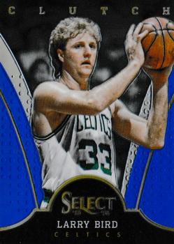 2013-14 Panini Select - Clutch Prizms Blue #8 Larry Bird Front