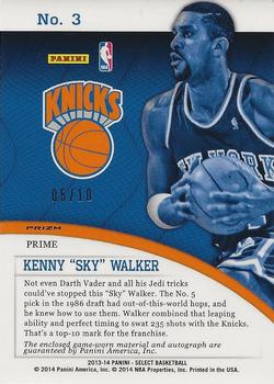 2013-14 Panini Select - Jersey Autographs Gold #3 Kenny 