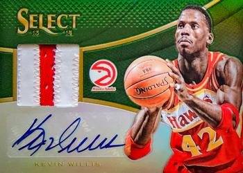 2013-14 Panini Select - Jersey Autographs Green #13 Kevin Willis Front