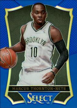 2013-14 Panini Select - Prizms Blue #51 Marcus Thornton Front