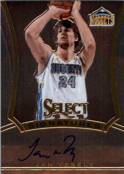 2013-14 Panini Select - Signatures #20 Jan Vesely Front