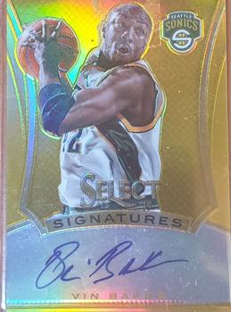 2013-14 Panini Select - Signatures Gold #27 Vin Baker Front