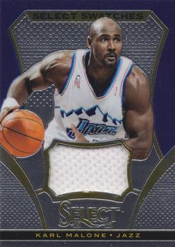 2013-14 Panini Select - Swatches #53 Karl Malone Front