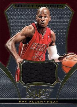 2013-14 Panini Select - Swatches #54 Ray Allen Front