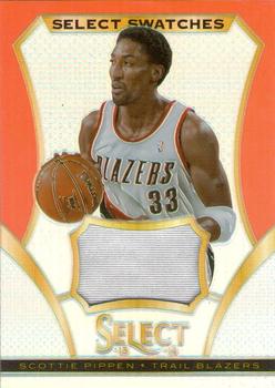 2013-14 Panini Select - Swatches Prizms #43 Scottie Pippen Front