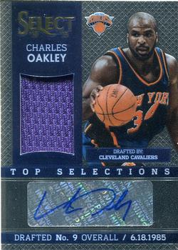 2013-14 Panini Select - Top Selections Jersey Autographs #1 Charles Oakley Front