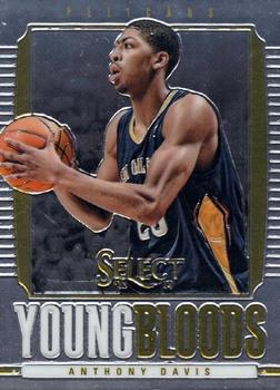 2013-14 Panini Select - Young Bloods #4 Anthony Davis Front