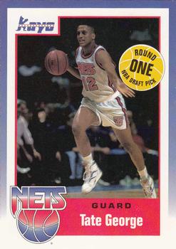 1990-91 Kayo Breyer's New Jersey Nets #7 Tate George Front