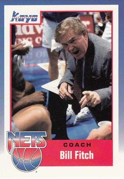 1990-91 Kayo Breyer's New Jersey Nets #13 Bill Fitch Front