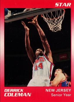 1990-91 Star Derrick Coleman Red #5 Derrick Coleman Front