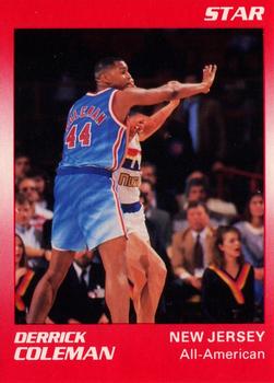 1990-91 Star Derrick Coleman Red #6 Derrick Coleman Front