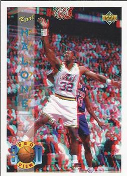 1993-94 Upper Deck Pro View #1 Karl Malone Front