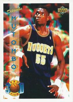 1993-94 Upper Deck Pro View #64 Dikembe Mutombo Front