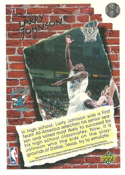 1993-94 Upper Deck Pro View #71 Larry Johnson Back