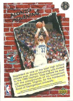 1993-94 Upper Deck Pro View #73 Alonzo Mourning Back