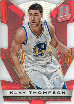 2013-14 Panini Spectra - Red Die Cut #64 Klay Thompson Front