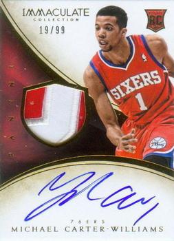 2013-14 Panini Immaculate Collection #118 Michael Carter-Williams Front