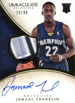 2013-14 Panini Immaculate Collection #123 Jamaal Franklin Front