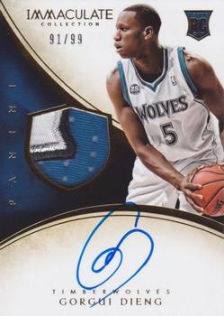 2013-14 Panini Immaculate Collection #133 Gorgui Dieng Front