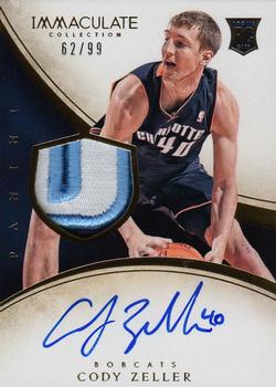 2013-14 Panini Immaculate Collection #139 Cody Zeller Front