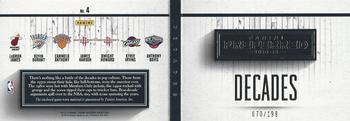 2013-14 Panini Preferred - Decades Memorabilia #4 Anthony Davis / Carmelo Anthony / James Harden / Kevin Durant / Kyrie Irving / LeBron James / Dwight Howard Back