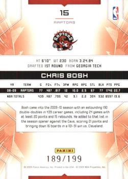 2009-10 Panini Limited #15 Chris Bosh Back