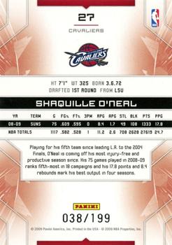 2009-10 Panini Limited #27 Shaquille O'Neal Back