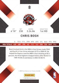 2009-10 Panini Threads #8 Chris Bosh Back