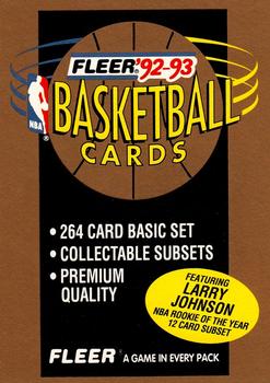 1992-93 Fleer - Spalding Schoolyard Stars #NNO Header Card Front