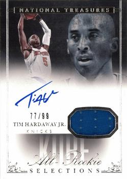 2013-14 Panini National Treasures - Kobe's All-Rookie Selections Signature Materials #AR-TH Tim Hardaway Jr. Front
