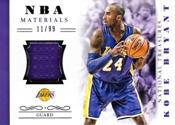 2013-14 Panini National Treasures - NBA Materials #36 Kobe Bryant Front