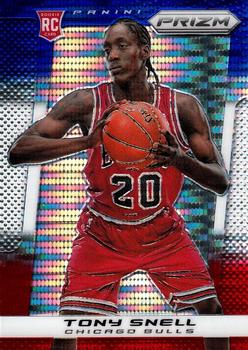 2013-14 Panini Prizm - Blue White and Red Pulsar Prizm #100 Tony Snell Front