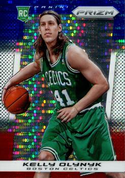 2013-14 Panini Prizm - Blue White and Red Pulsar Prizm #89 Kelly Olynyk Front