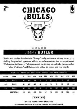 2014-15 Hoops #5 Jimmy Butler Back